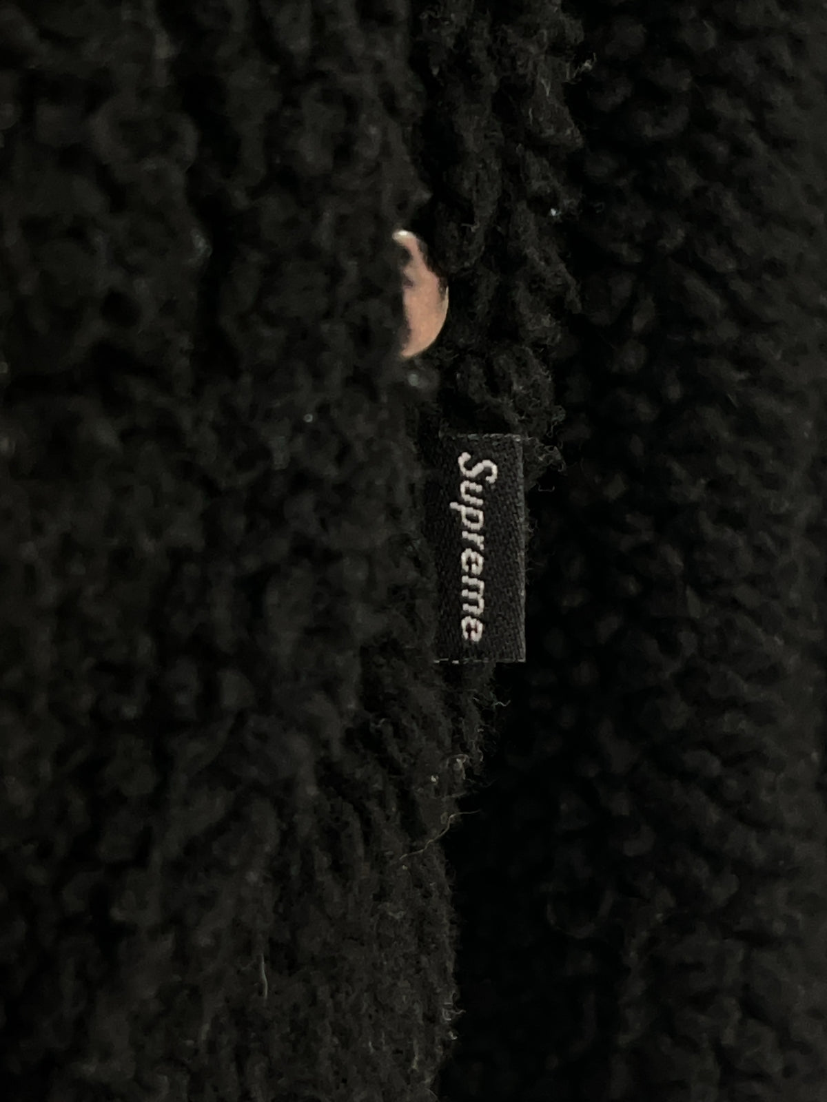 Supreme Arc Half Zip Fleece Sweater black (L) Schwarzer Fleece Pullover von Supreme Unisex 