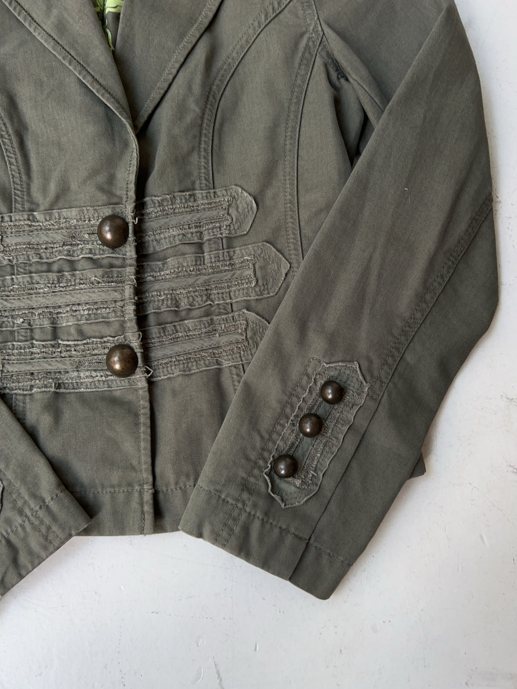 Vintage Green Napoleon Jacke (S)