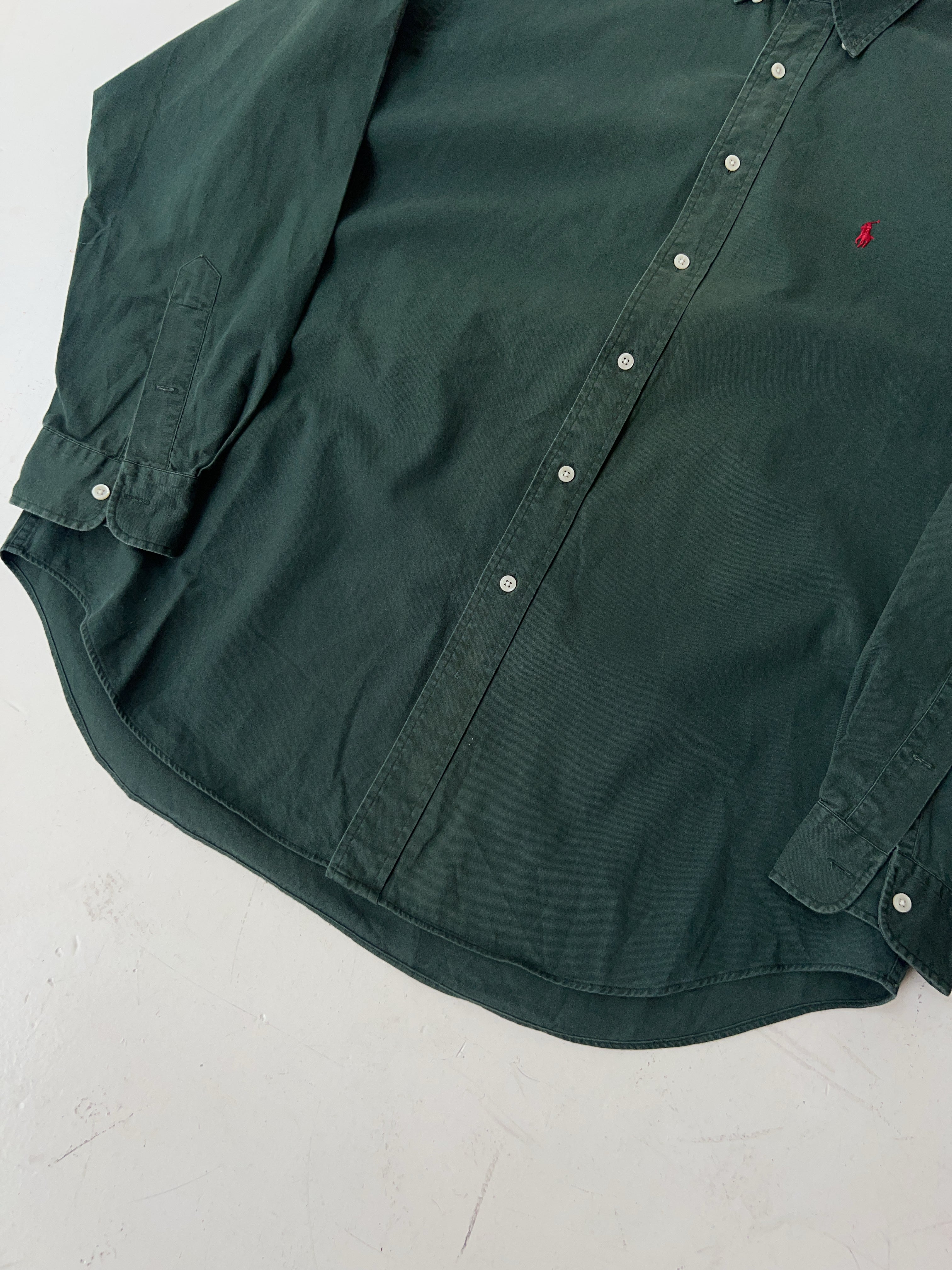 Vintage Ralph Lauren Green Shirt (L)