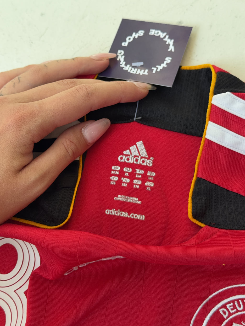 Vintage Adidas Germany 2006 Borowski World Cup Away Jersey (XL)