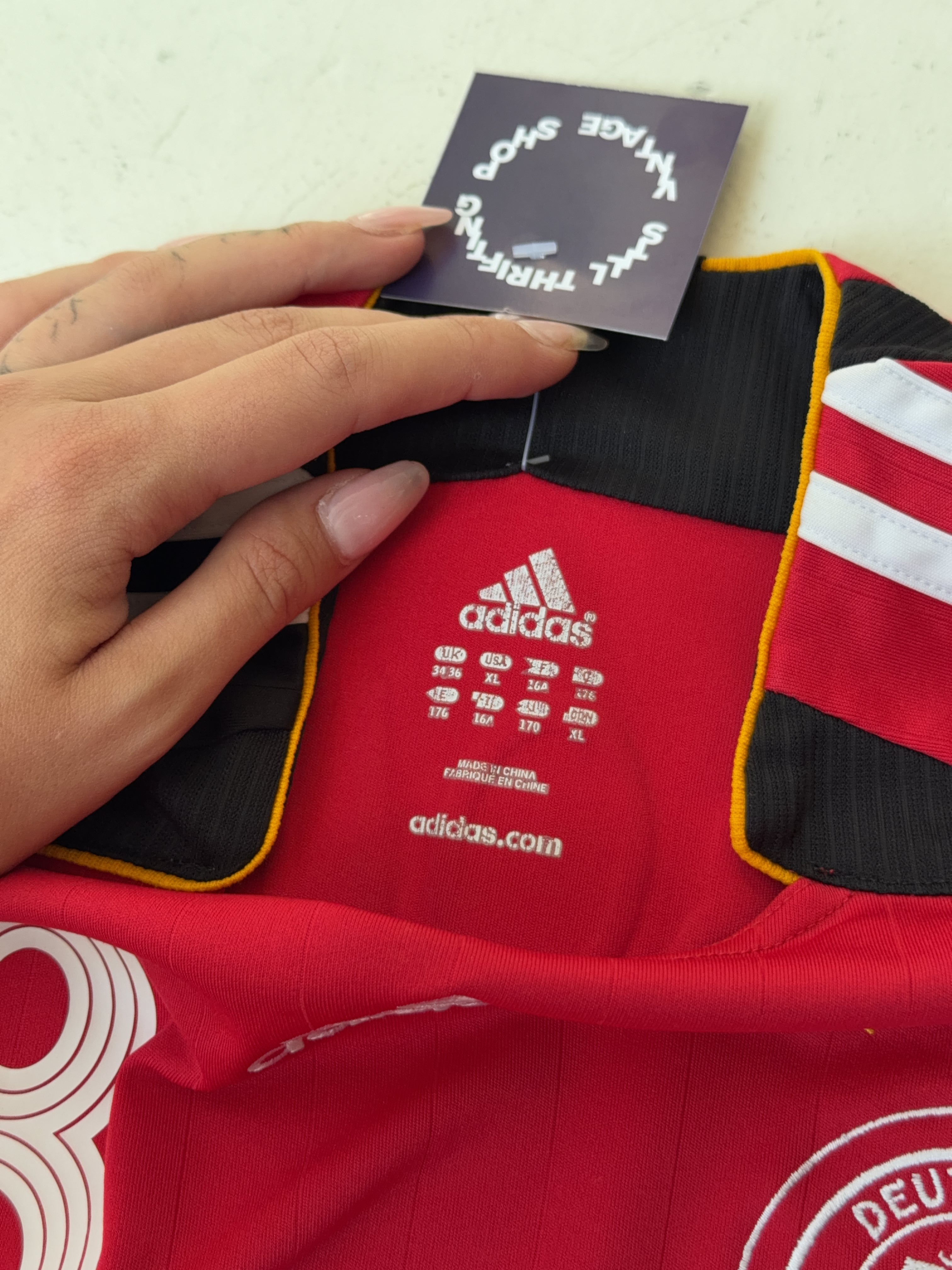 Vintage Adidas Germany 2006 Borowski World Cup Away Jersey (XL)
