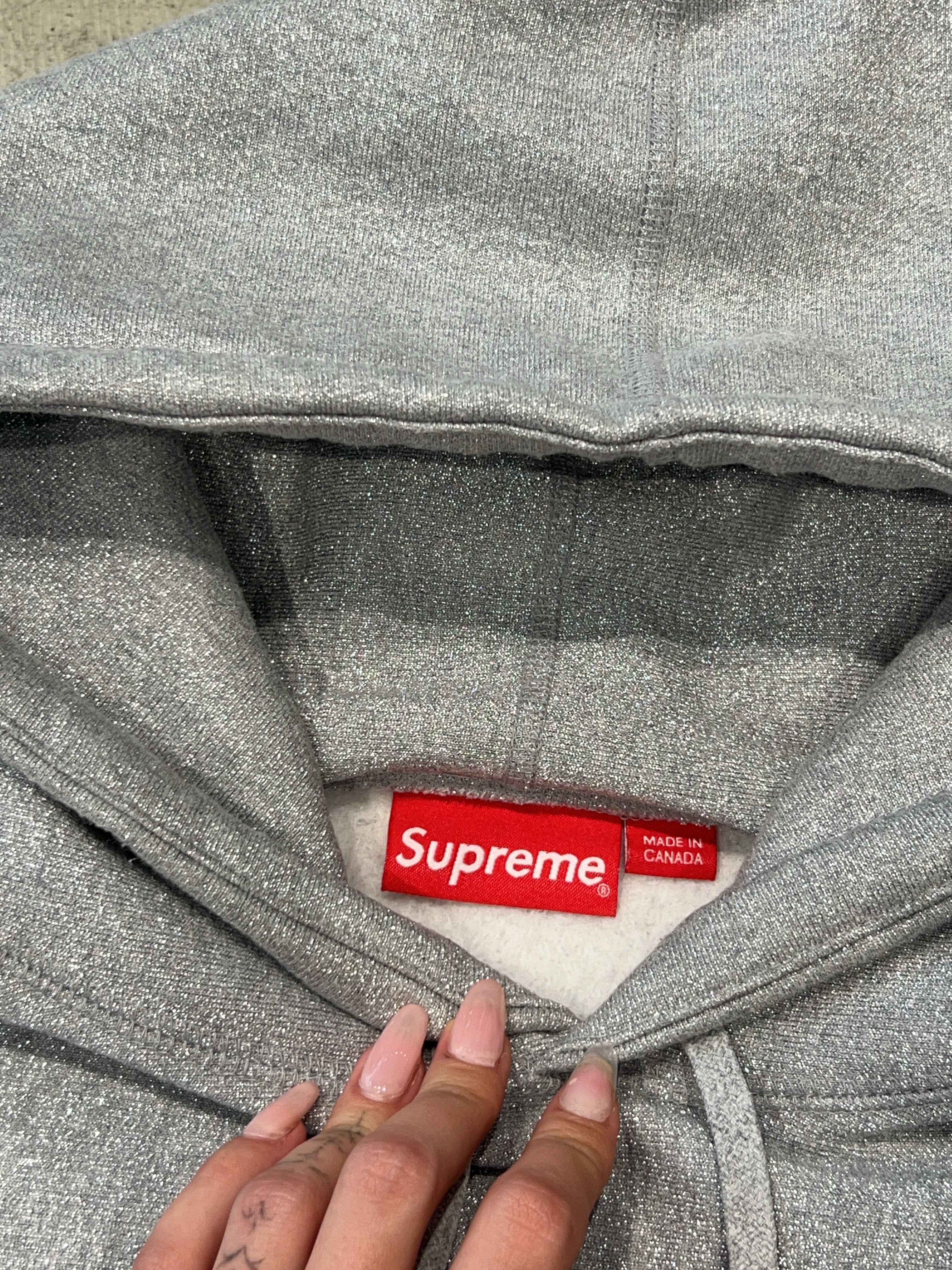 Vintage Supreme SS23 Glitter Arc Hoodie (L)