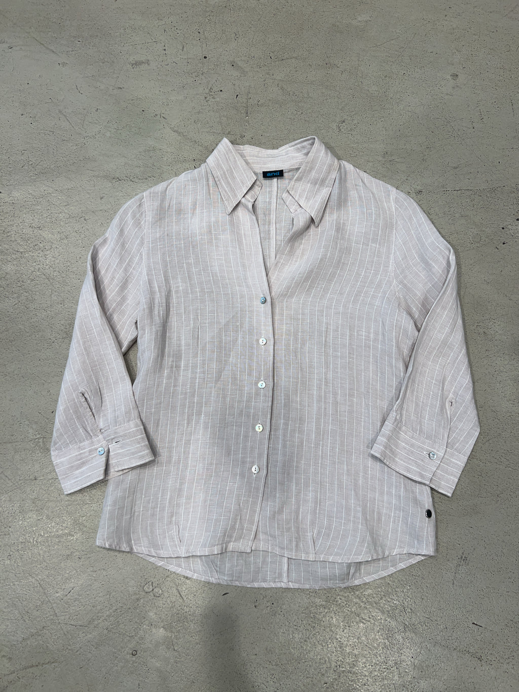 Vintage Striped Shirt (M)