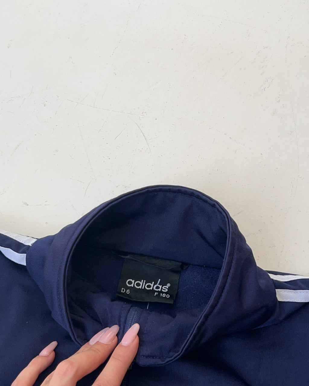 Vintage Adidas Blaue Jacke (L)