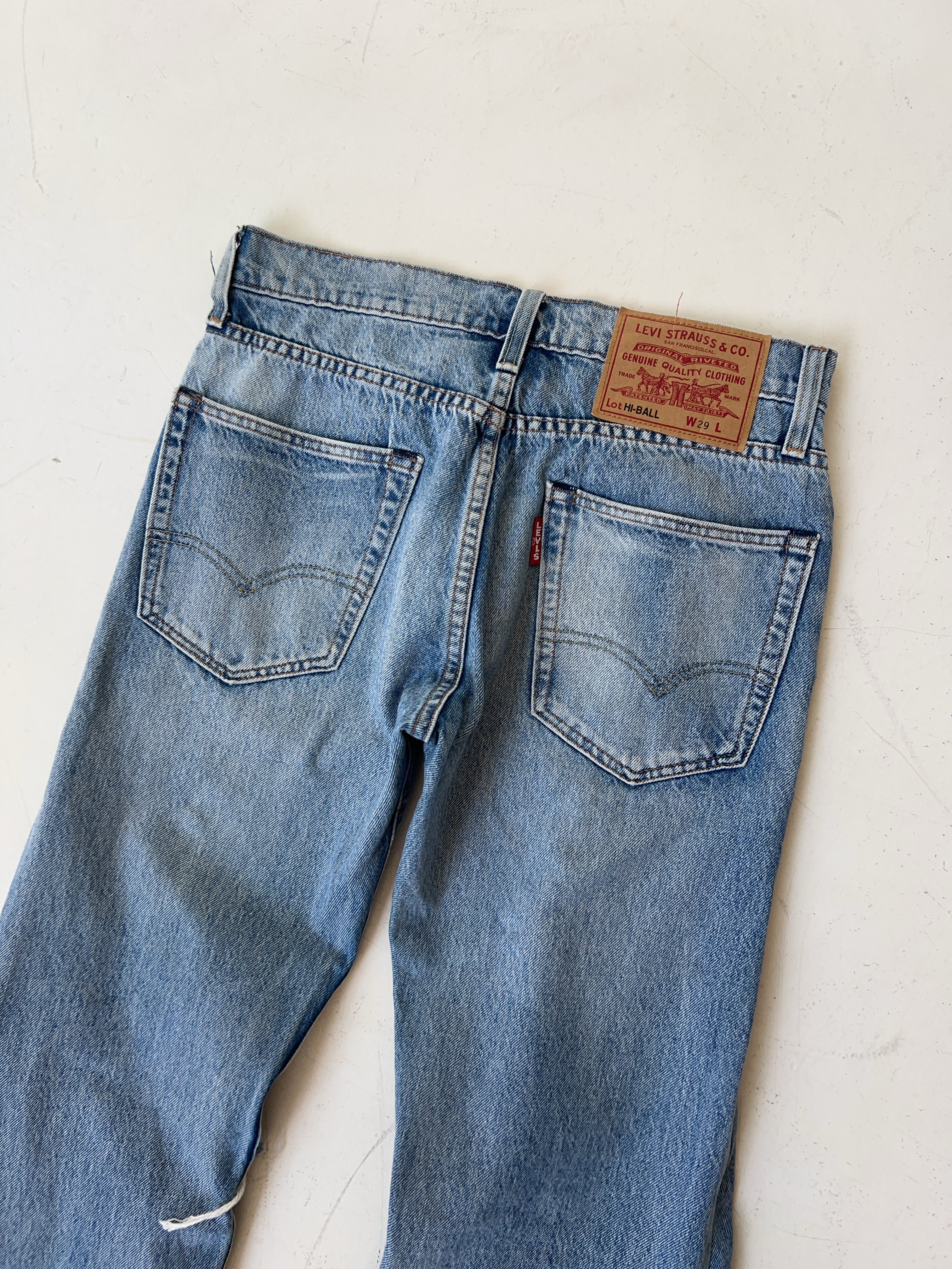 Vintage Levi's Hi-Ball Reworked Flared Jeans (M)