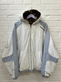 Supreme Faux Fur Reversible Hooded Jacke (M) Vintage Supreme Jacke mit Leopard Faux Fur inside Still Thrifting Vintage Shop