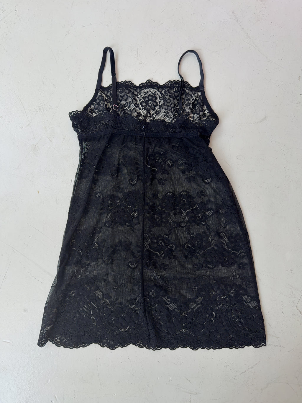Vintage Black Lace Top (M)