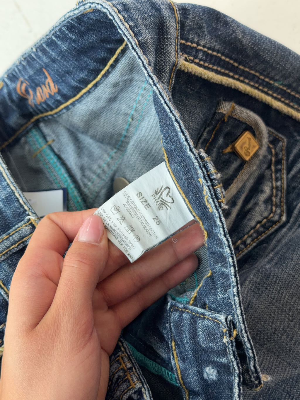 Vintage Phard Jeans Capri (XS)