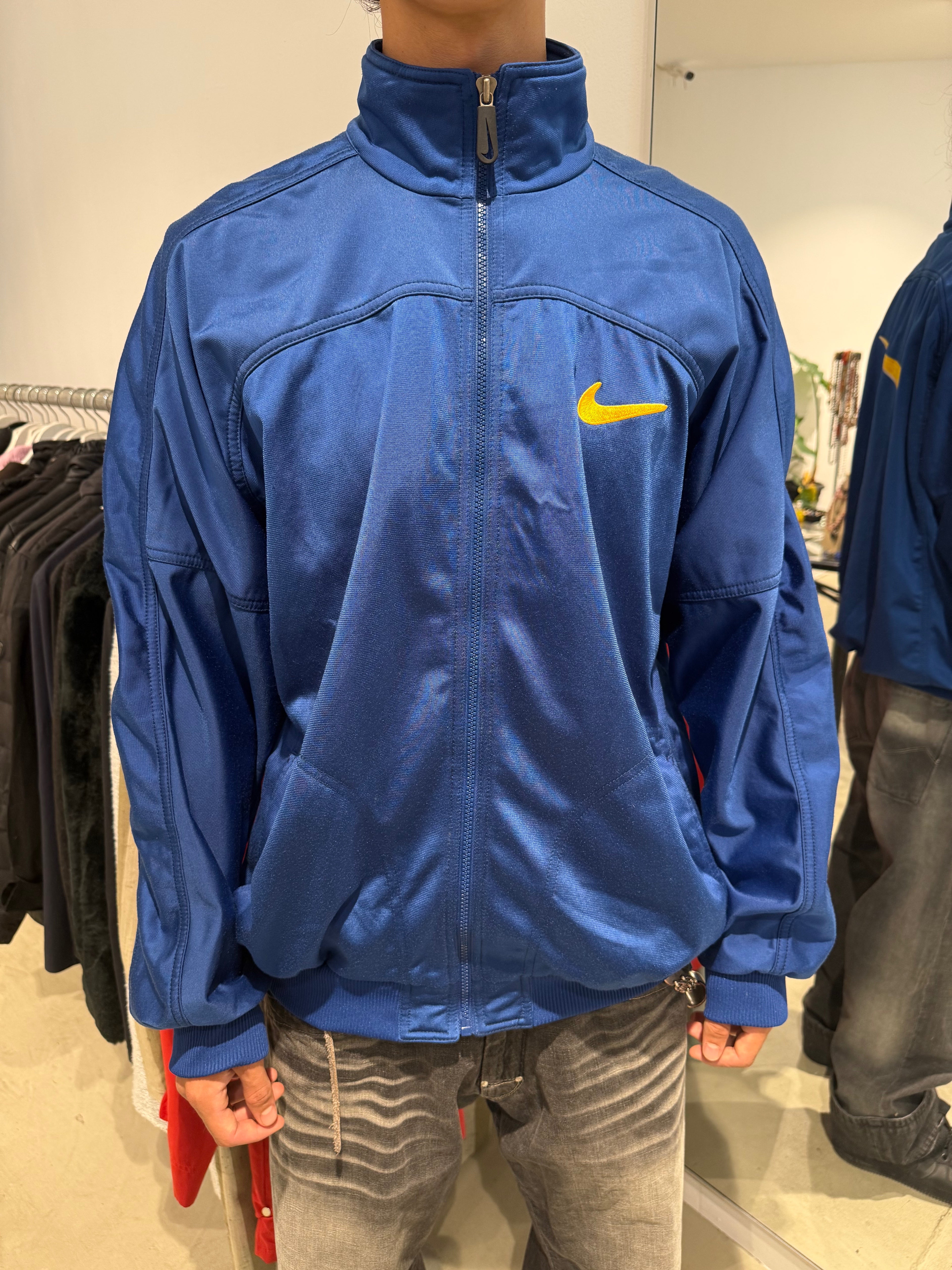 Vintage Nike Blue Track Jacke (L)
