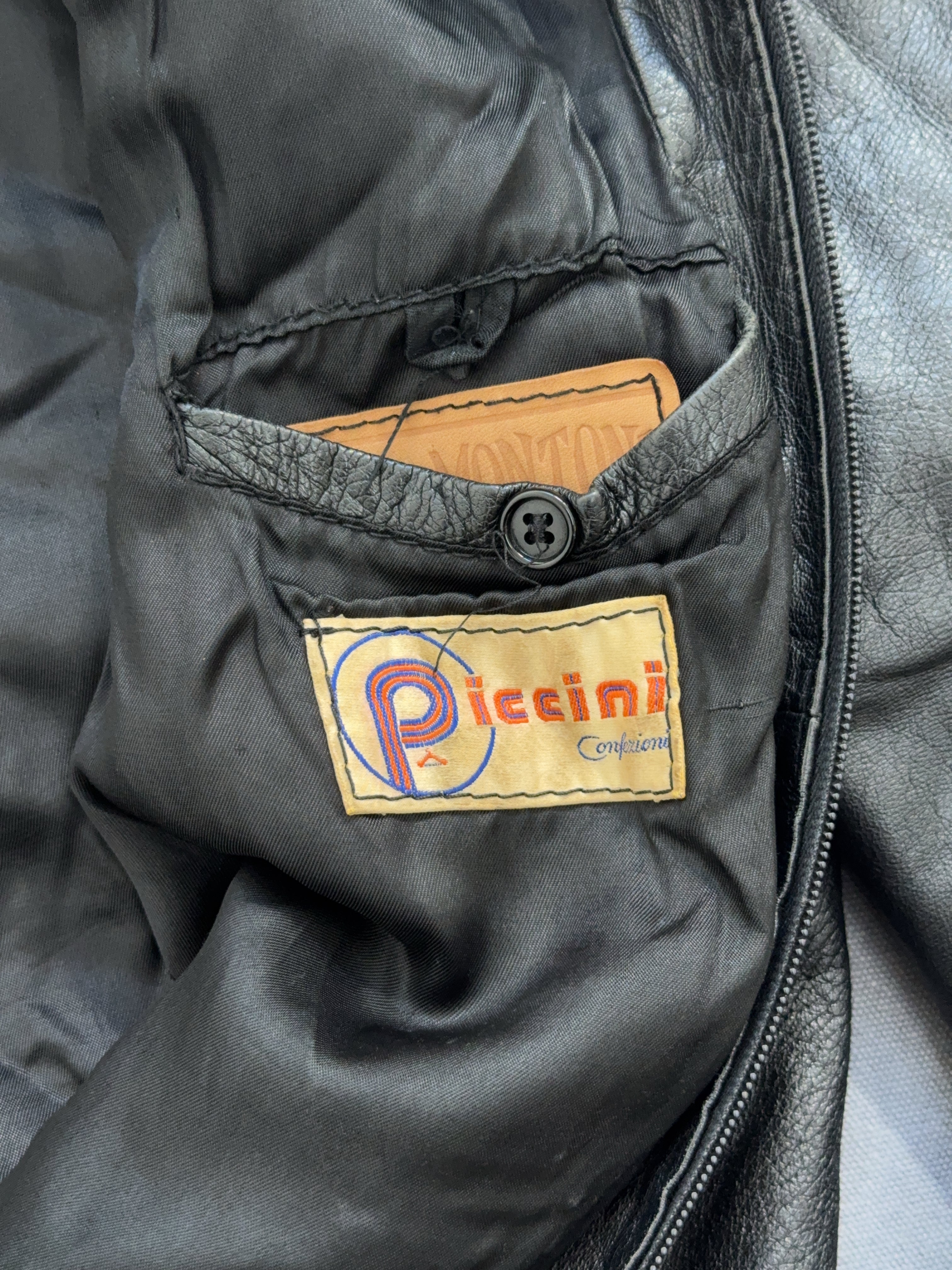 Vintage Nappa Di Montone Leder Jacke (L)