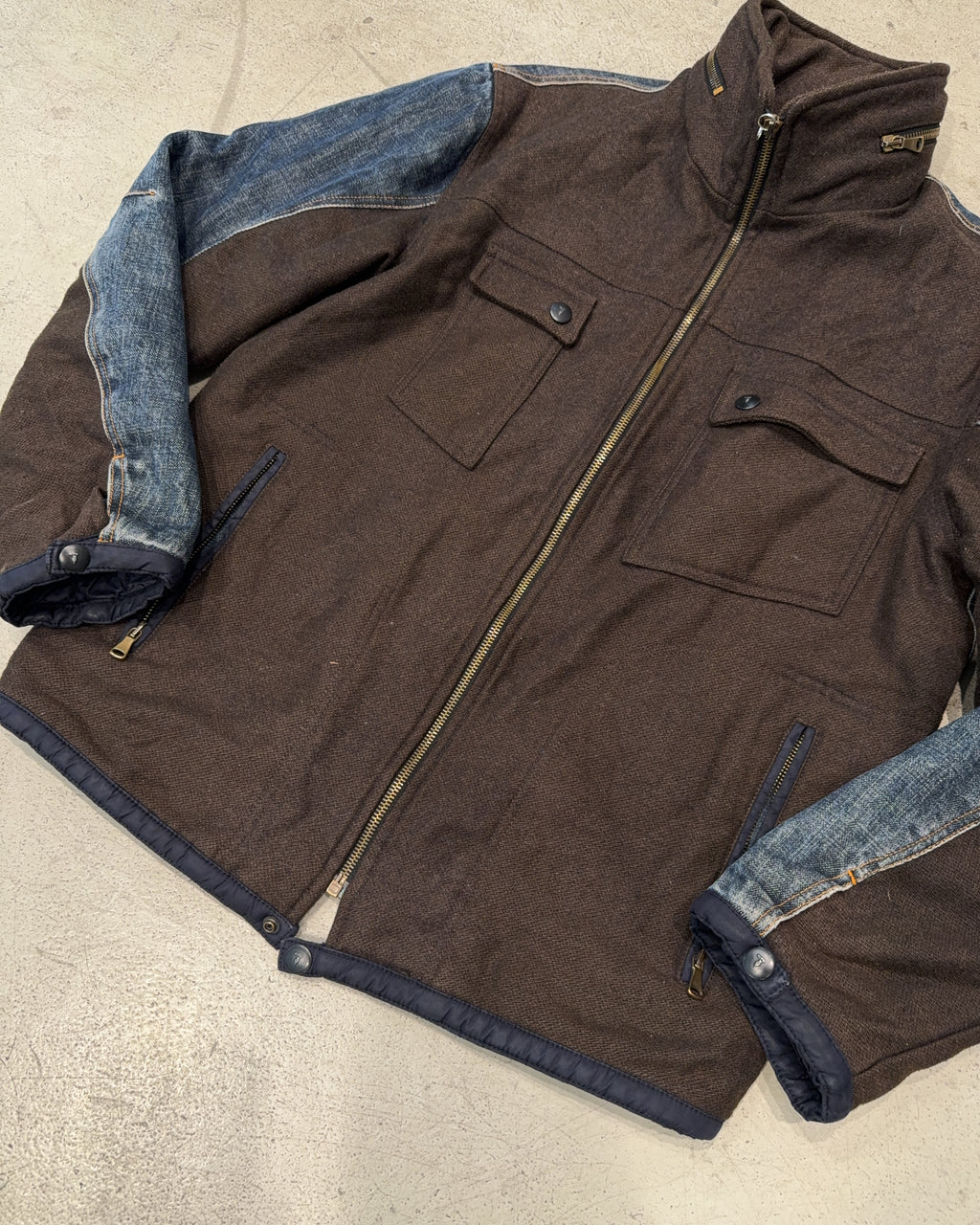 Vintage Trussardi Jeans Jeansjacke (L)