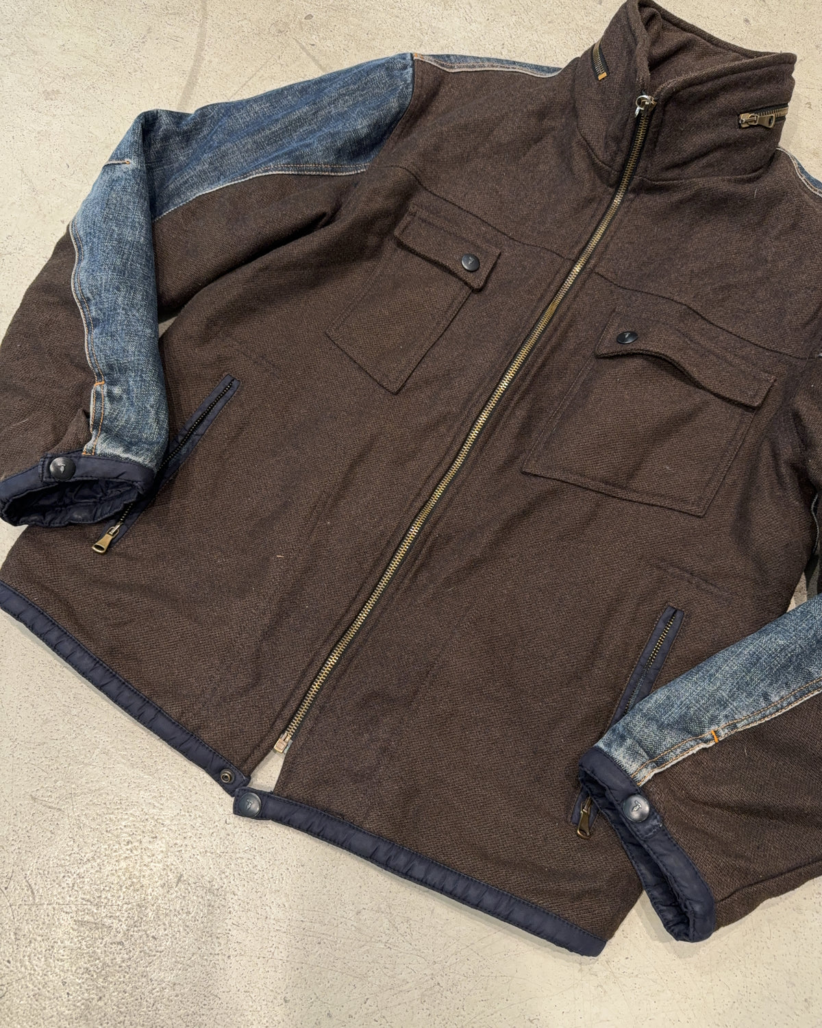 Vintage Trussardi Jeans Jeansjacke (L)