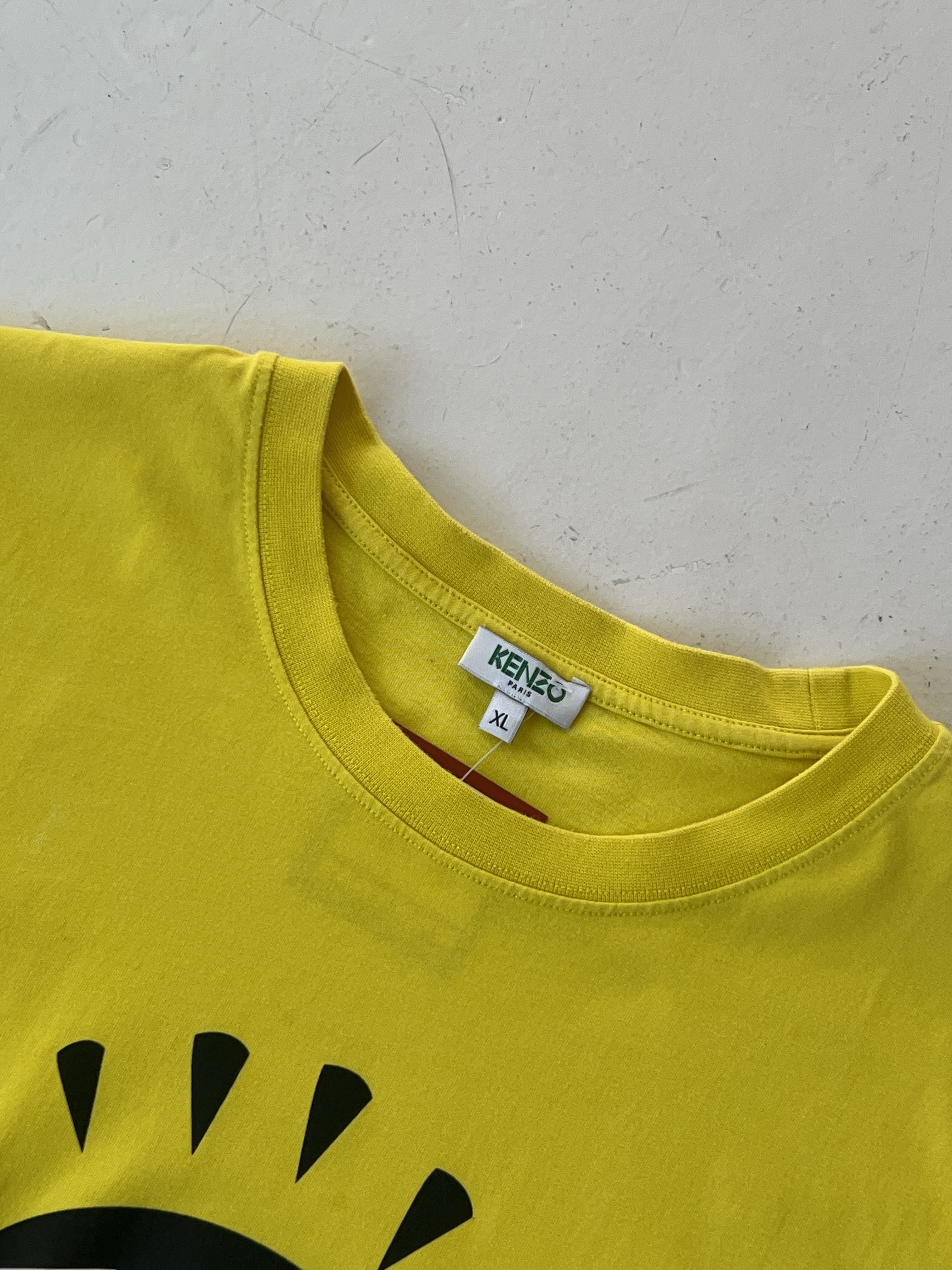 Vintage Kenzo Yellow T-Shirt (XL)