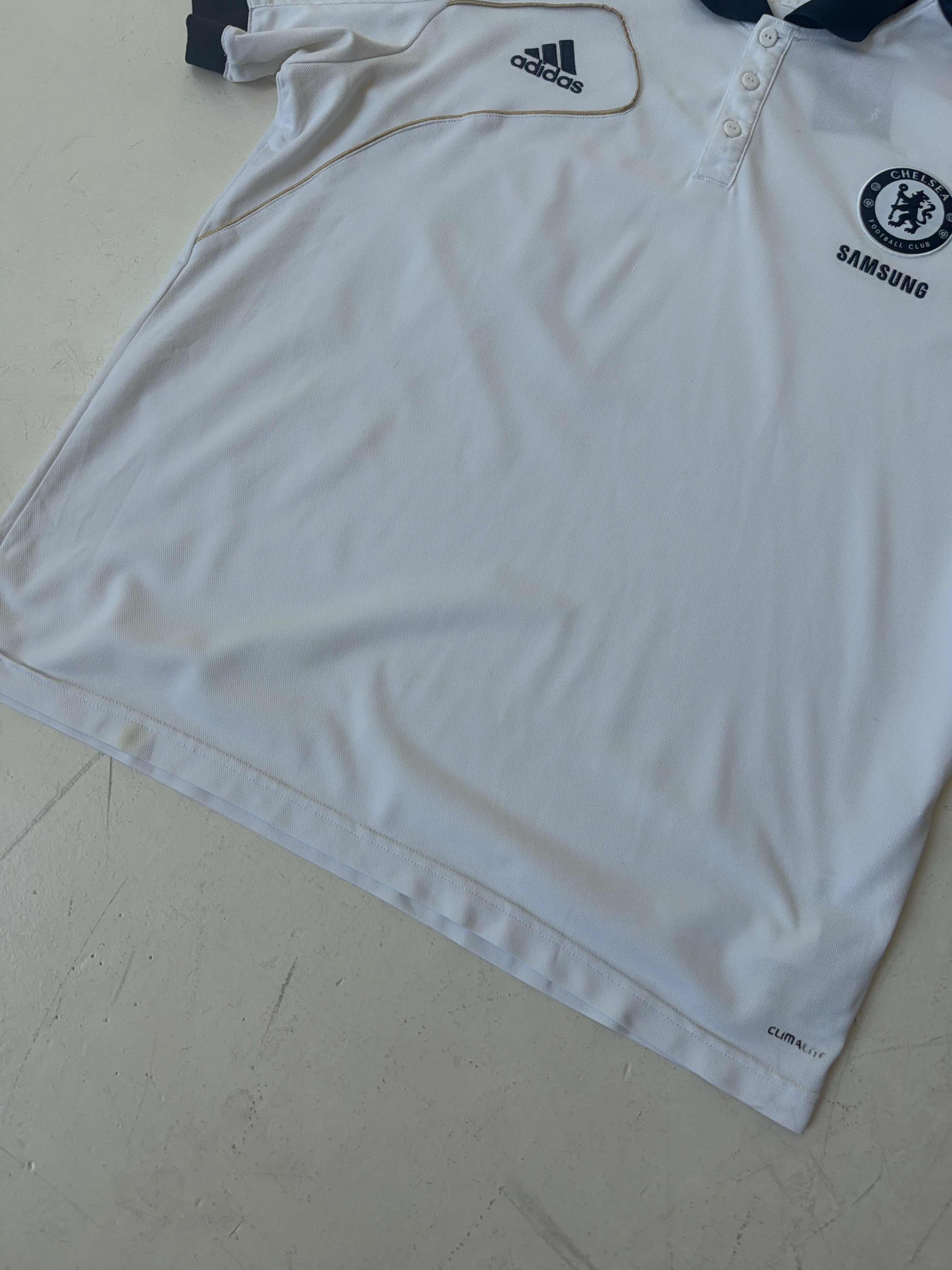 Vintage Adidas Chelsea Polo Jersey 2012 (XL)