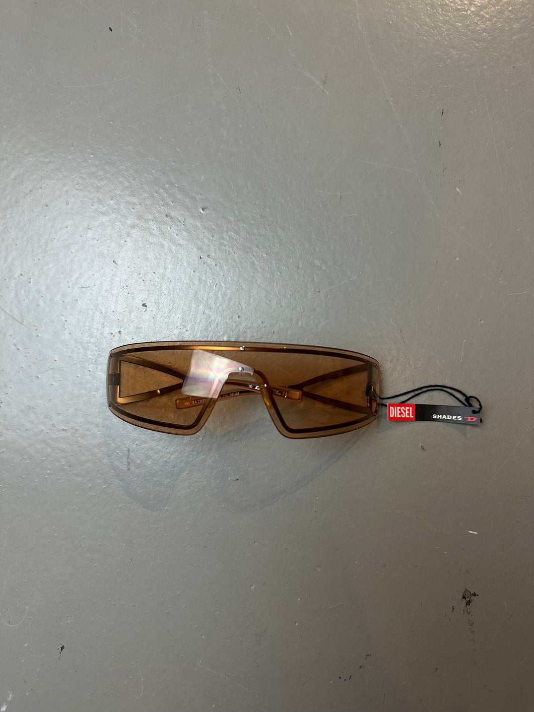Produktbild von Diesel Sonnenbrille von oben 