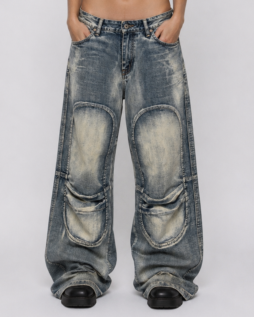 Vintage Only Girl Low Waist Baggy Jeans (L)