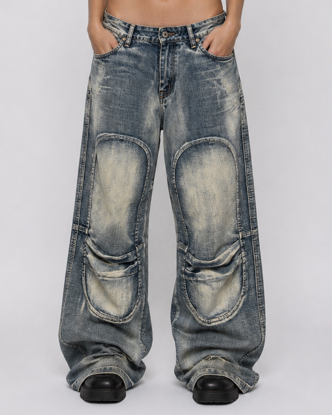 Vintage Only Girl Low Waist Baggy Jeans (L)