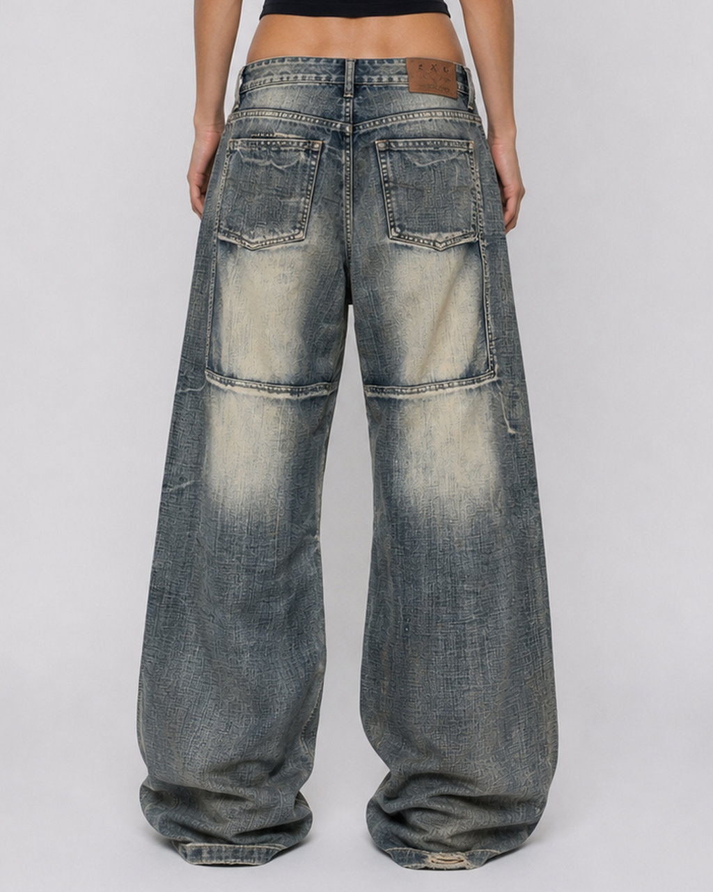 Vintage Only Girl Low Waist Baggy Jeans (L)