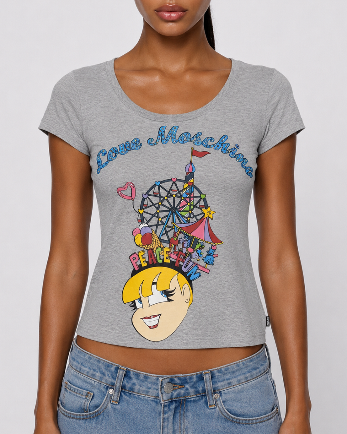 Vintage Love Moschino T-Shirt (S/M)