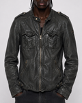 Vintage Tigha Leder Jacke (XL)