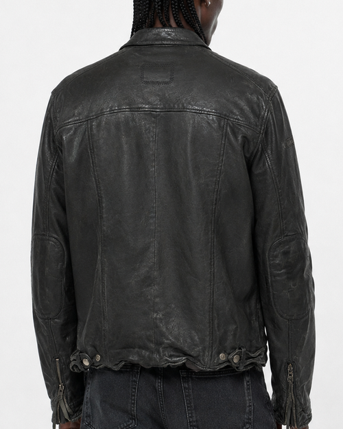 Vintage Tigha Leder Jacke (XL)
