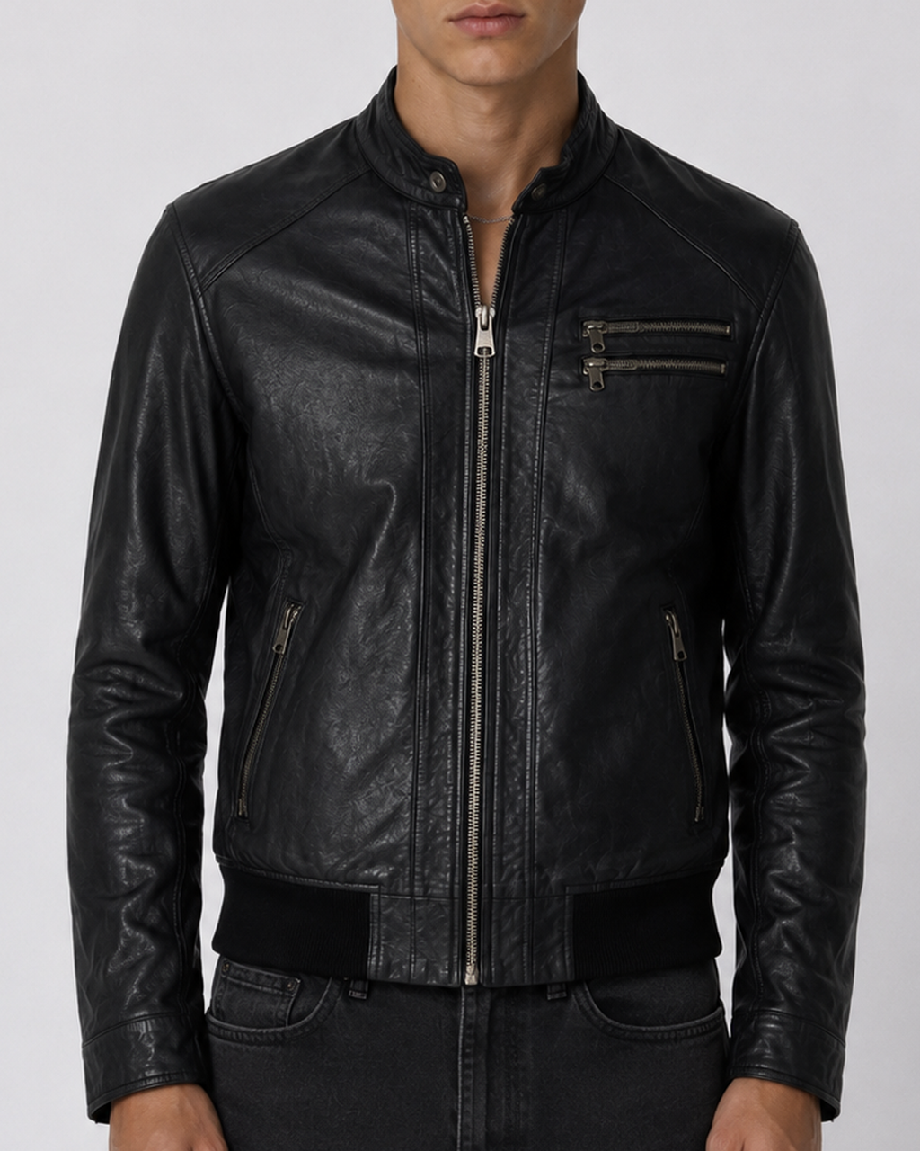 Vintage Leather Jacket (M)