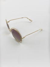 Laden Sie das Bild in den Galerie-Viewer, Chloé Sunglasses Nickel gold chains CE114ST 810