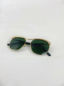 Linda Farrow Sunglasses The Row green/gold 5419-145