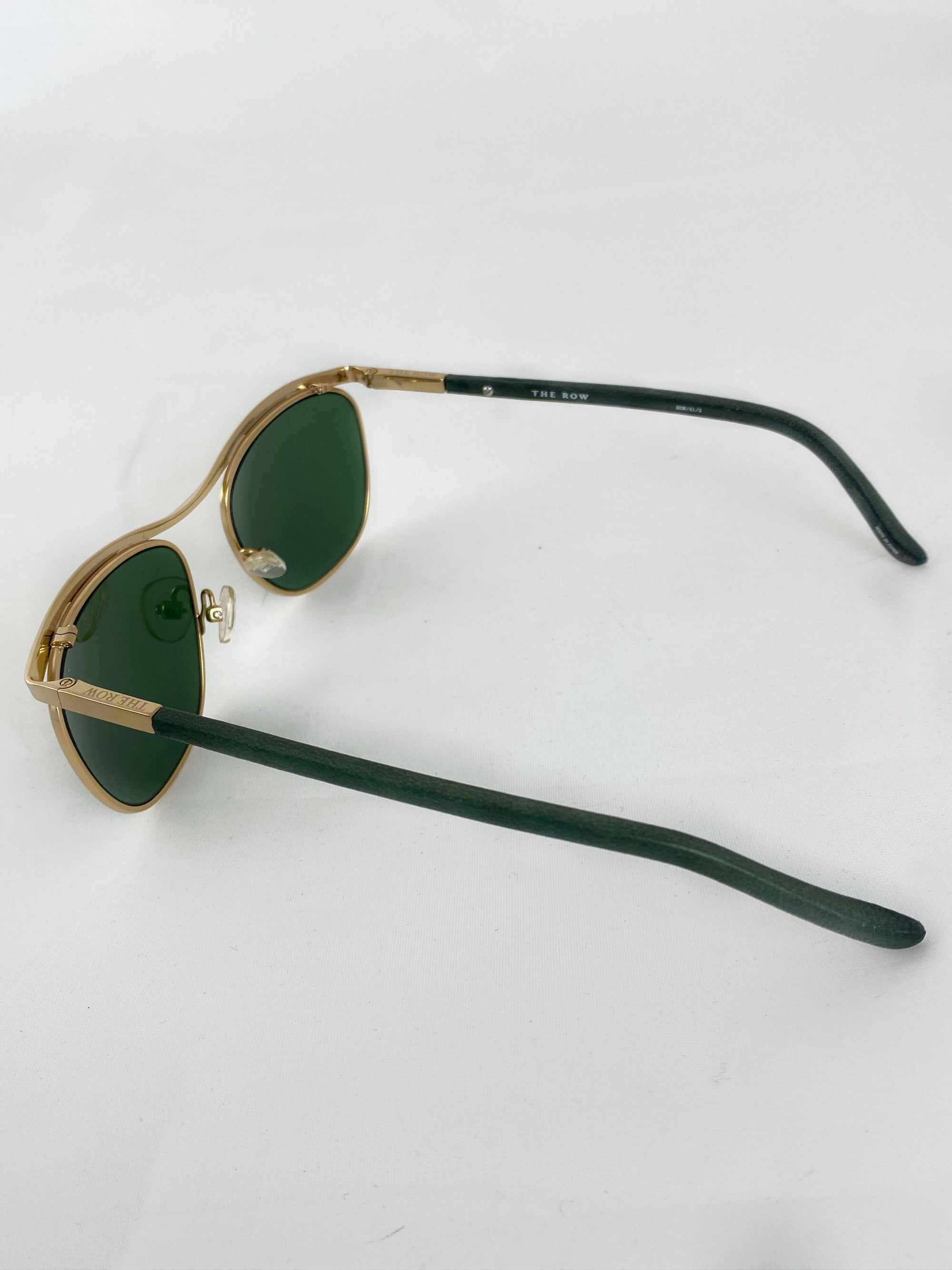 Linda Farrow Sunglasses The Row green/gold 5419-145