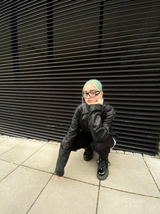 Vintage Theo Kamikaze 70s Glasses black