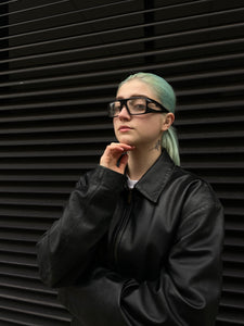 Vintage Theo Kamikaze 70s Glasses black