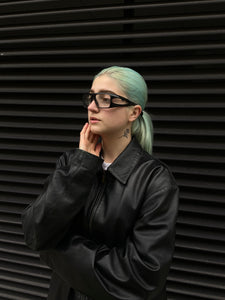 Vintage Theo Kamikaze 70s Glasses black