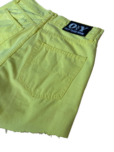 Vintage Neon Yellow Shorts M