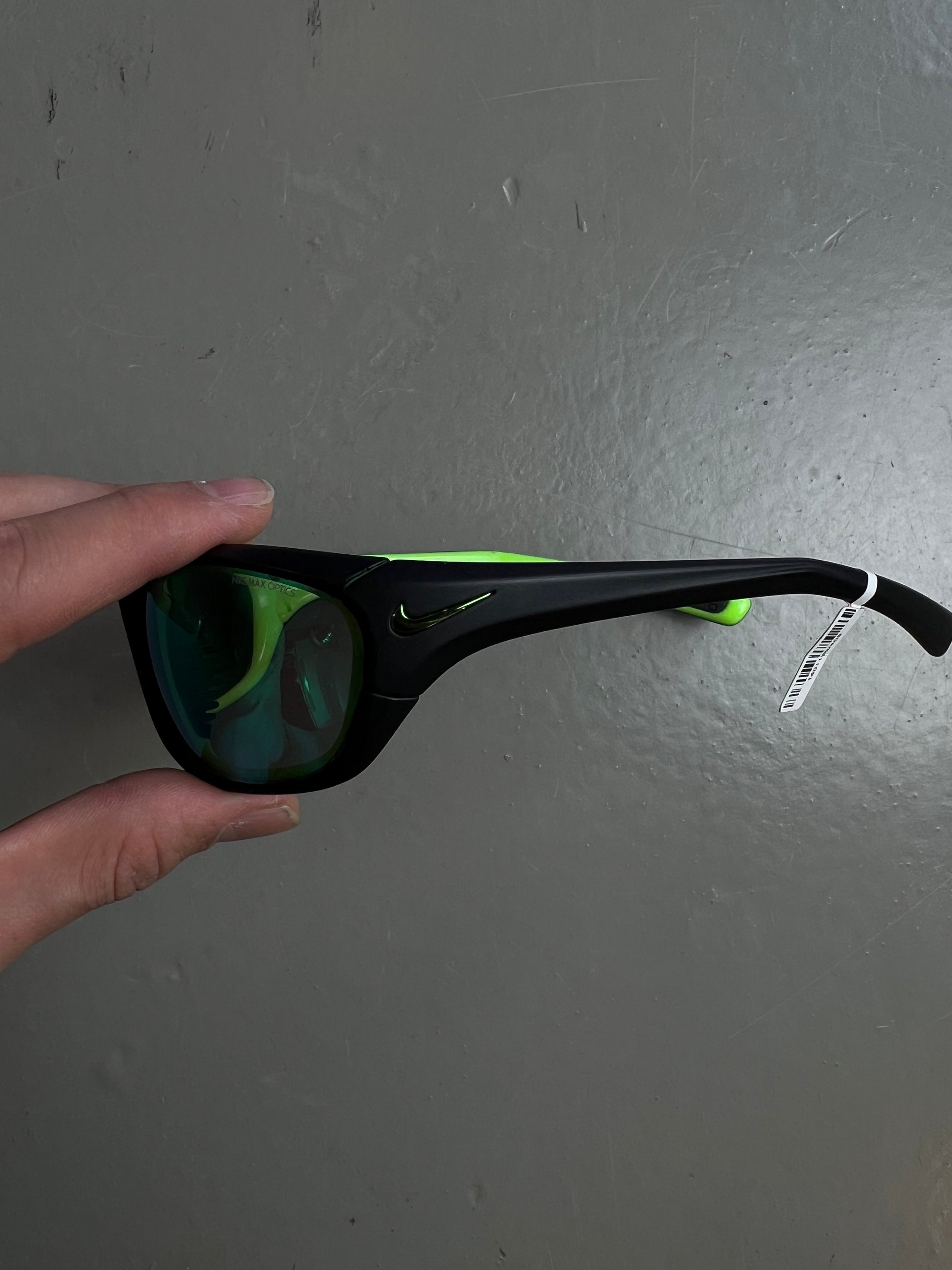 Nike Black/Green Tinted Sunglasses