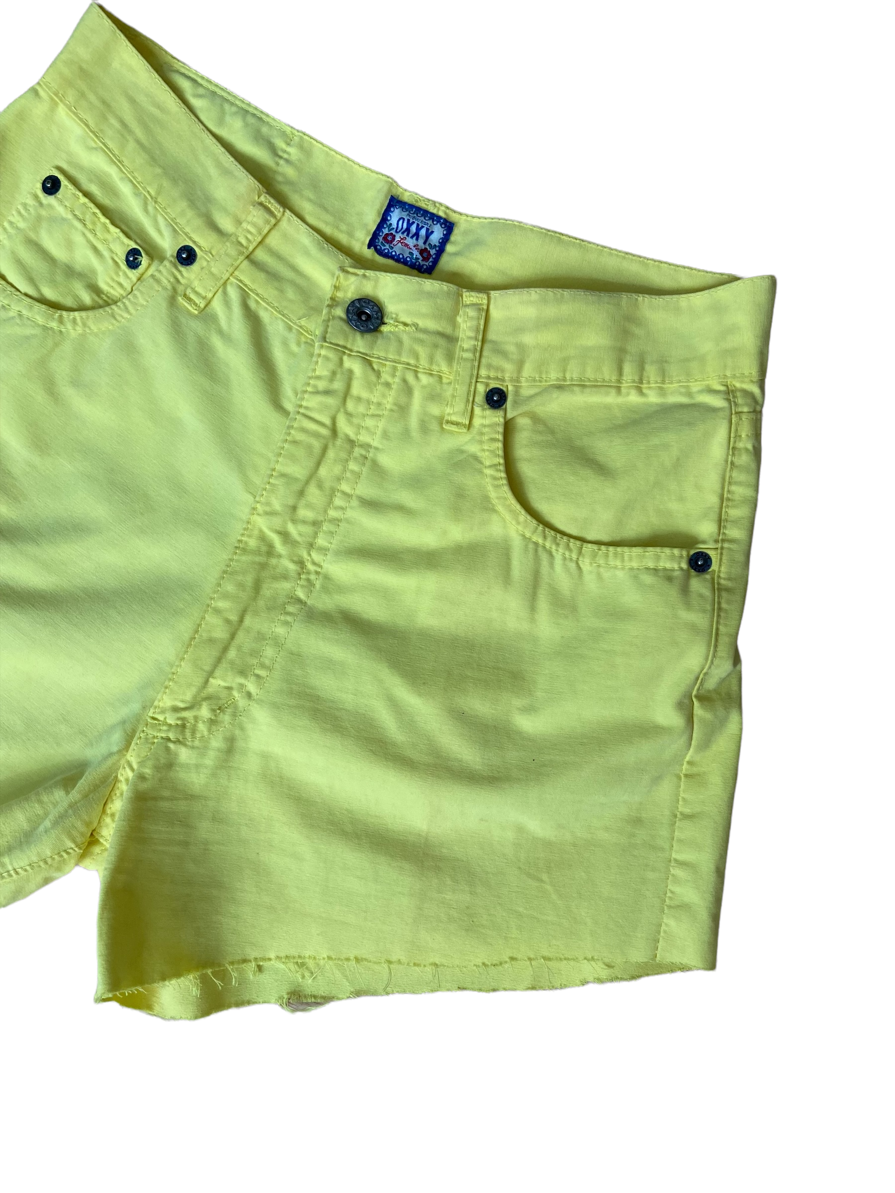 Vintage Neon Yellow Shorts M