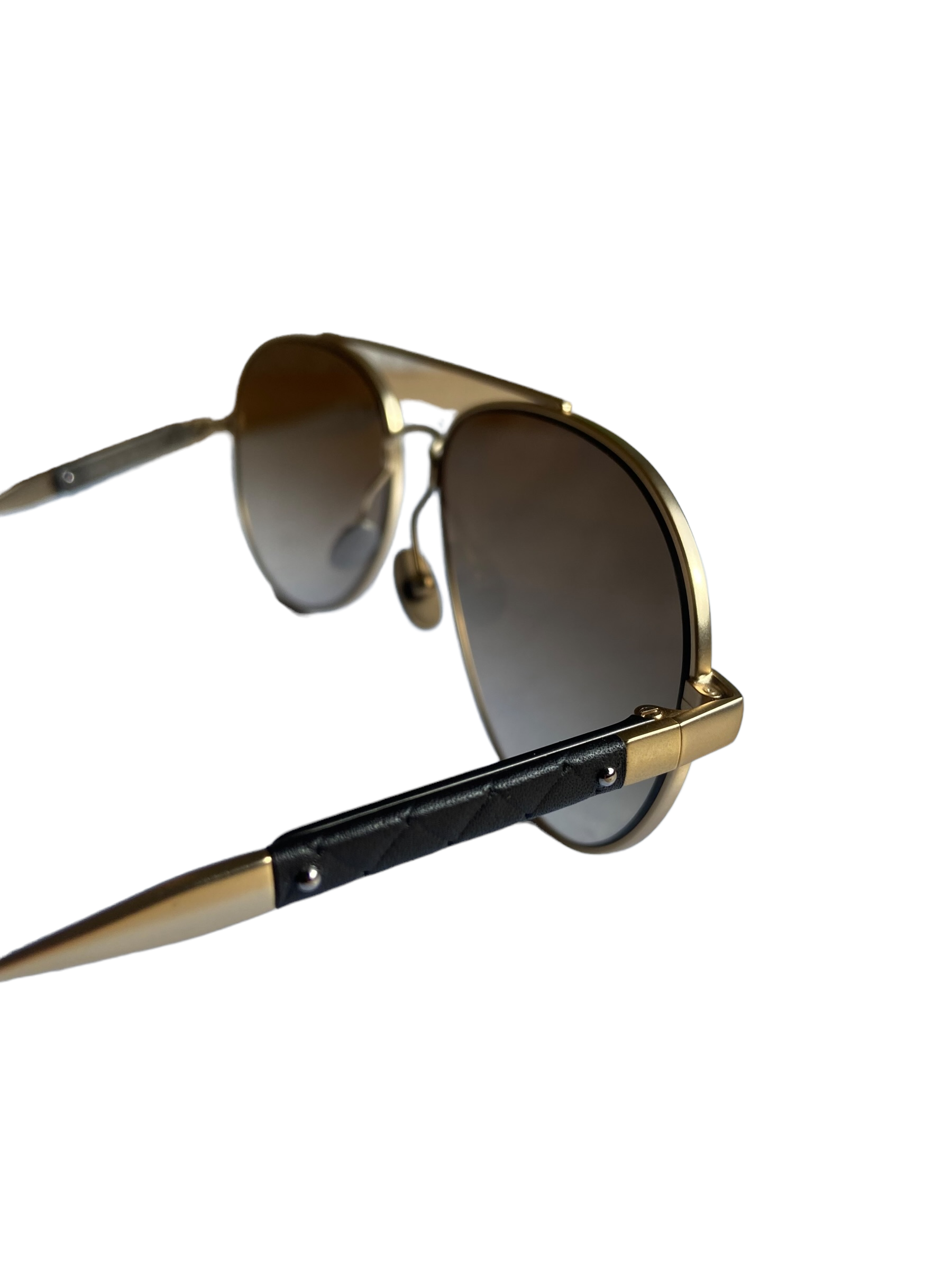 Bottega Veneta Brown Pilot Sunglasses